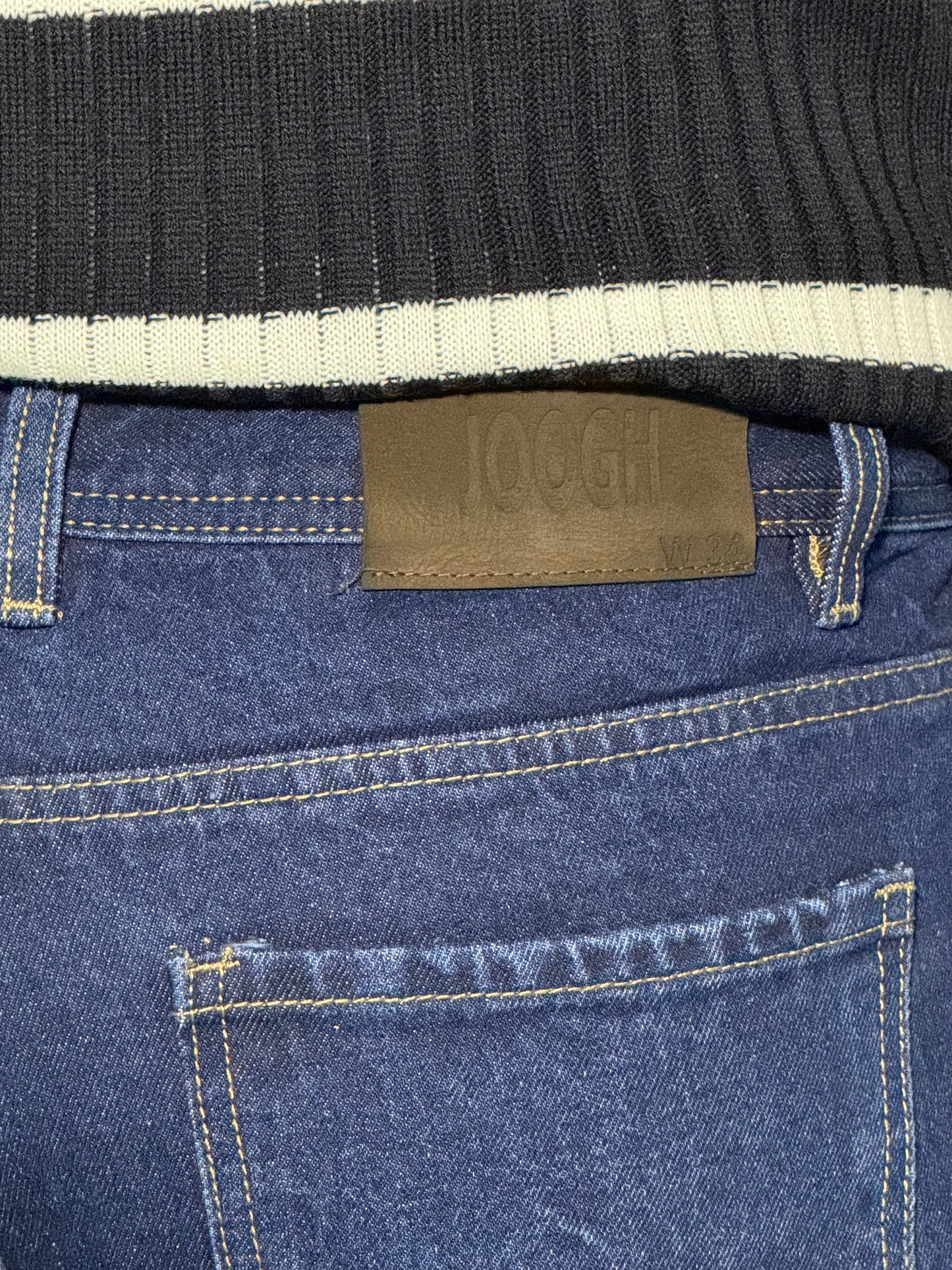Men’s Light High Waist Straight Fit Jeans
