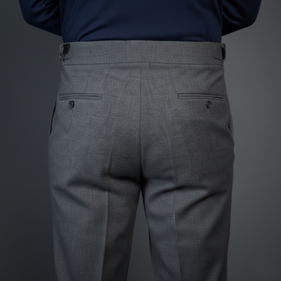 Grey Trousers Tailored Fit