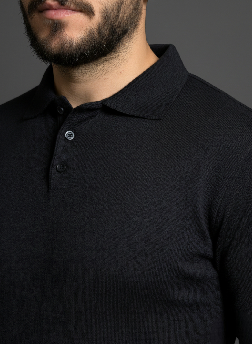 Classic Navy Blue Polo Shirt