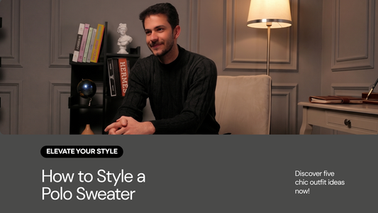 How to Style a Polo Sweater: Men's Outfit Ideas by Joogh