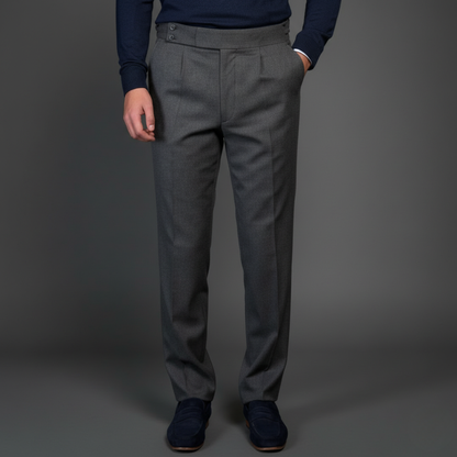 Grey Trousers Tailored Fit