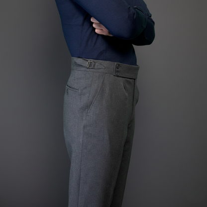 Grey Trousers Tailored Fit