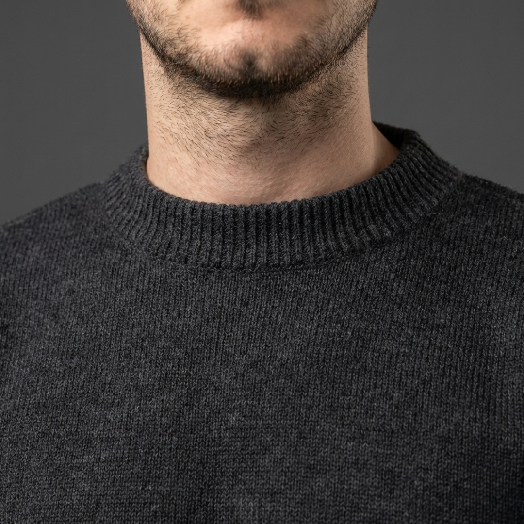 Charcoal Crew Neck Sweater