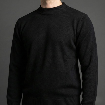 Essential Black Crew Neck Sweater