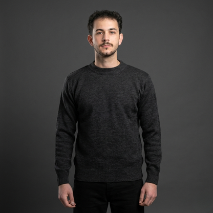 Charcoal Crew Neck Sweater