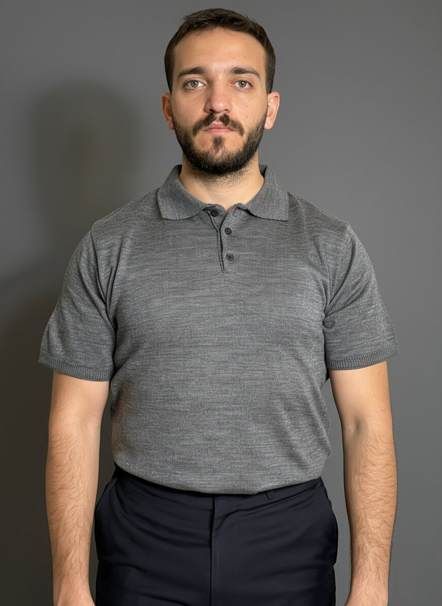 Grey Classic Polo Shirt
