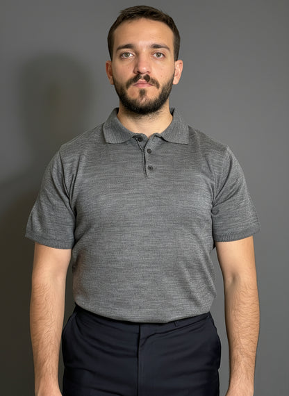 Grey Classic Polo Shirt