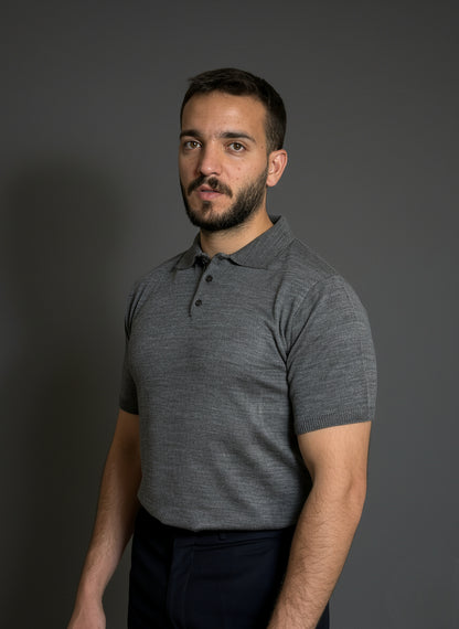 Grey Classic Polo Shirt