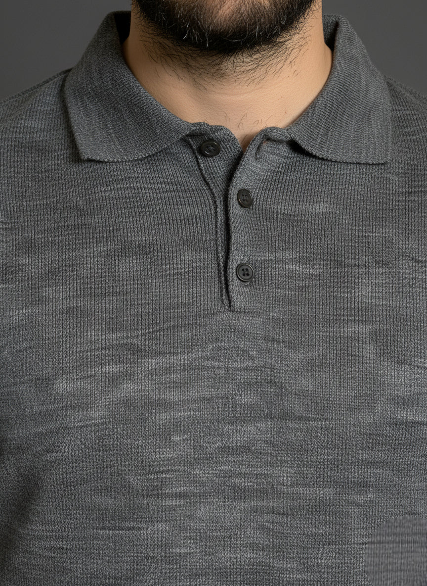 Grey Classic Polo Shirt