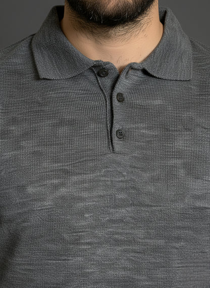 Grey Classic Polo Shirt