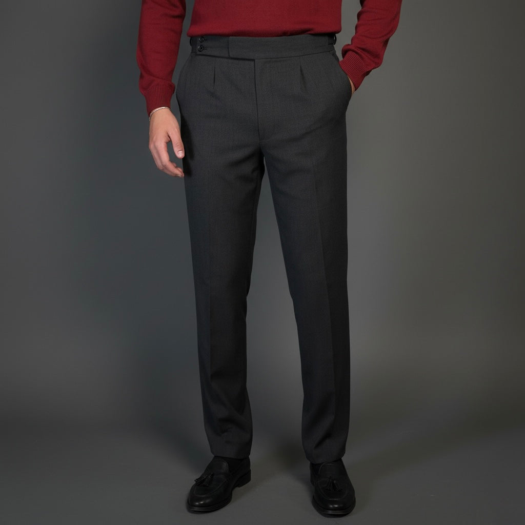 Charcoal Tailored Trousers