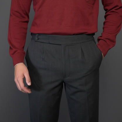 Charcoal Tailored Trousers