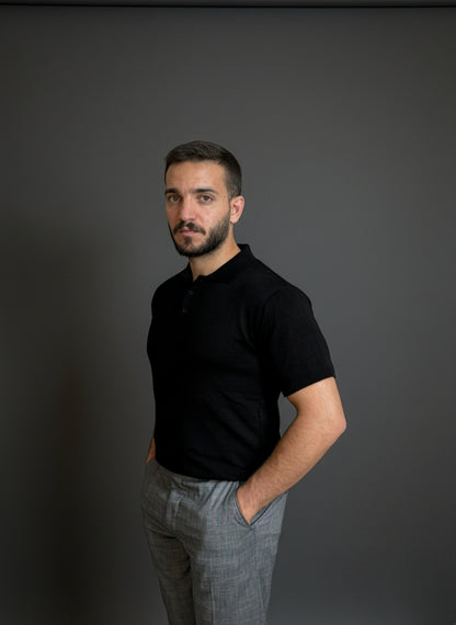 Black Classic Polo Shirt