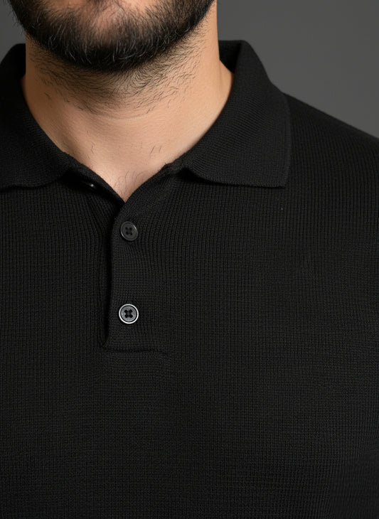 Black Classic Polo Shirt