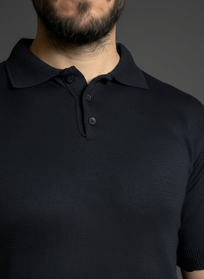 Classic Navy Blue Polo Shirt
