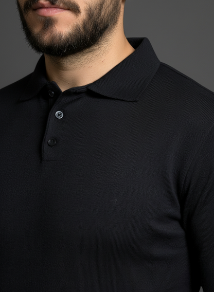 Classic Navy Blue Polo Shirt