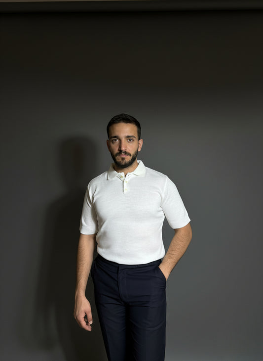 Classic White Polo T-Shirt